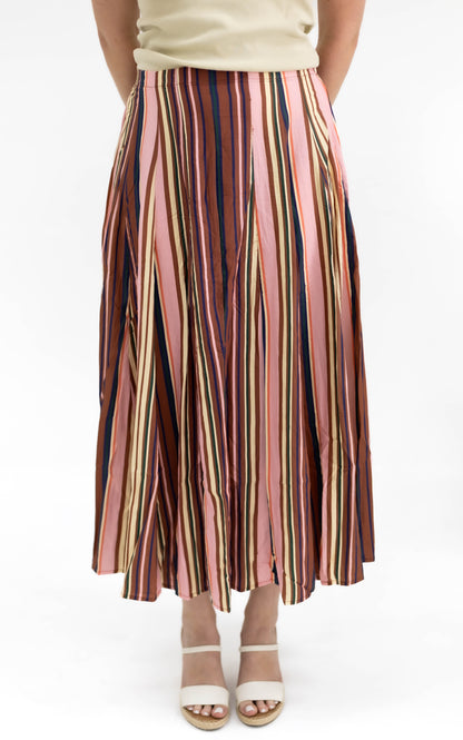 Multi Stripe Skirt