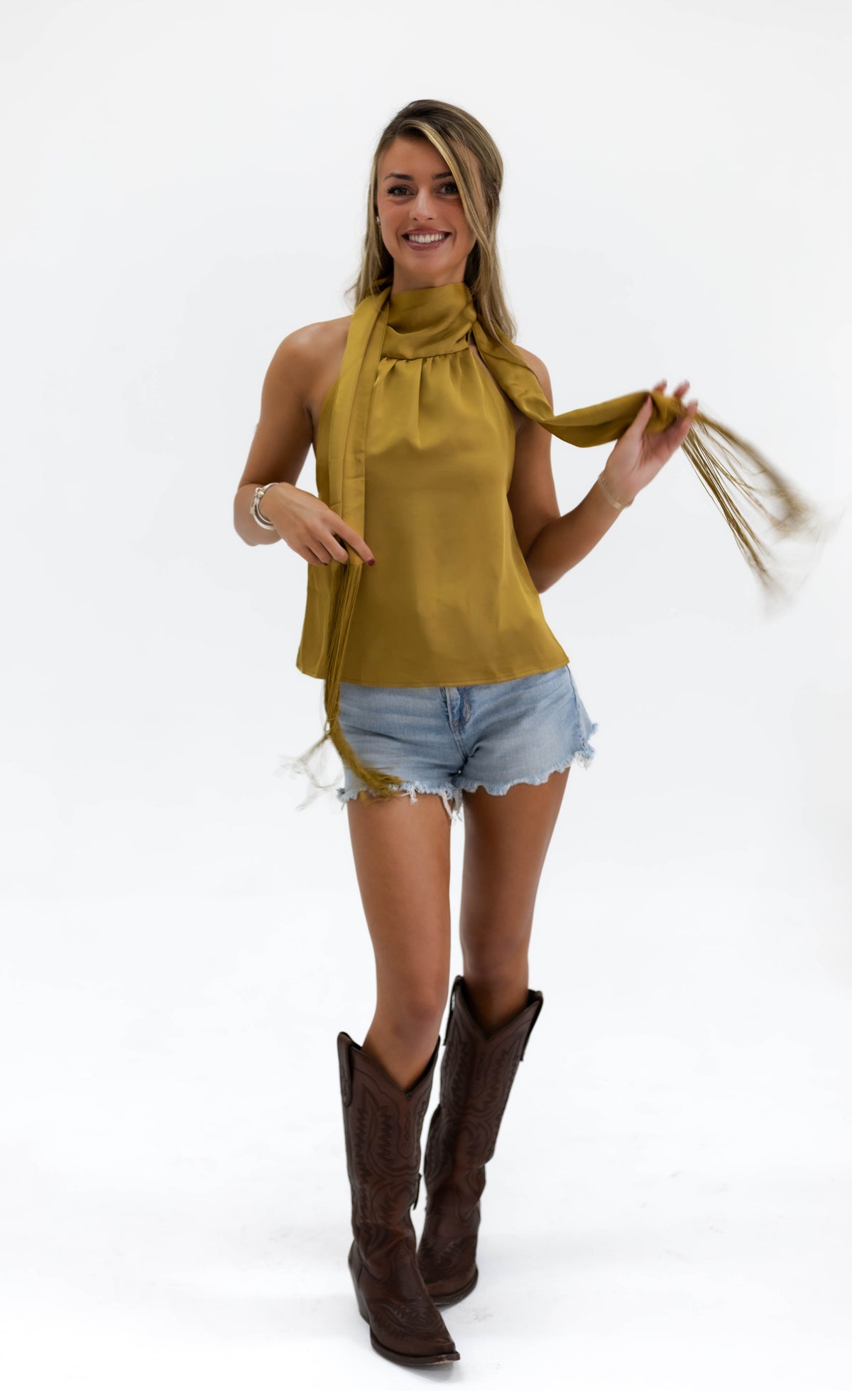 Honey Western Top