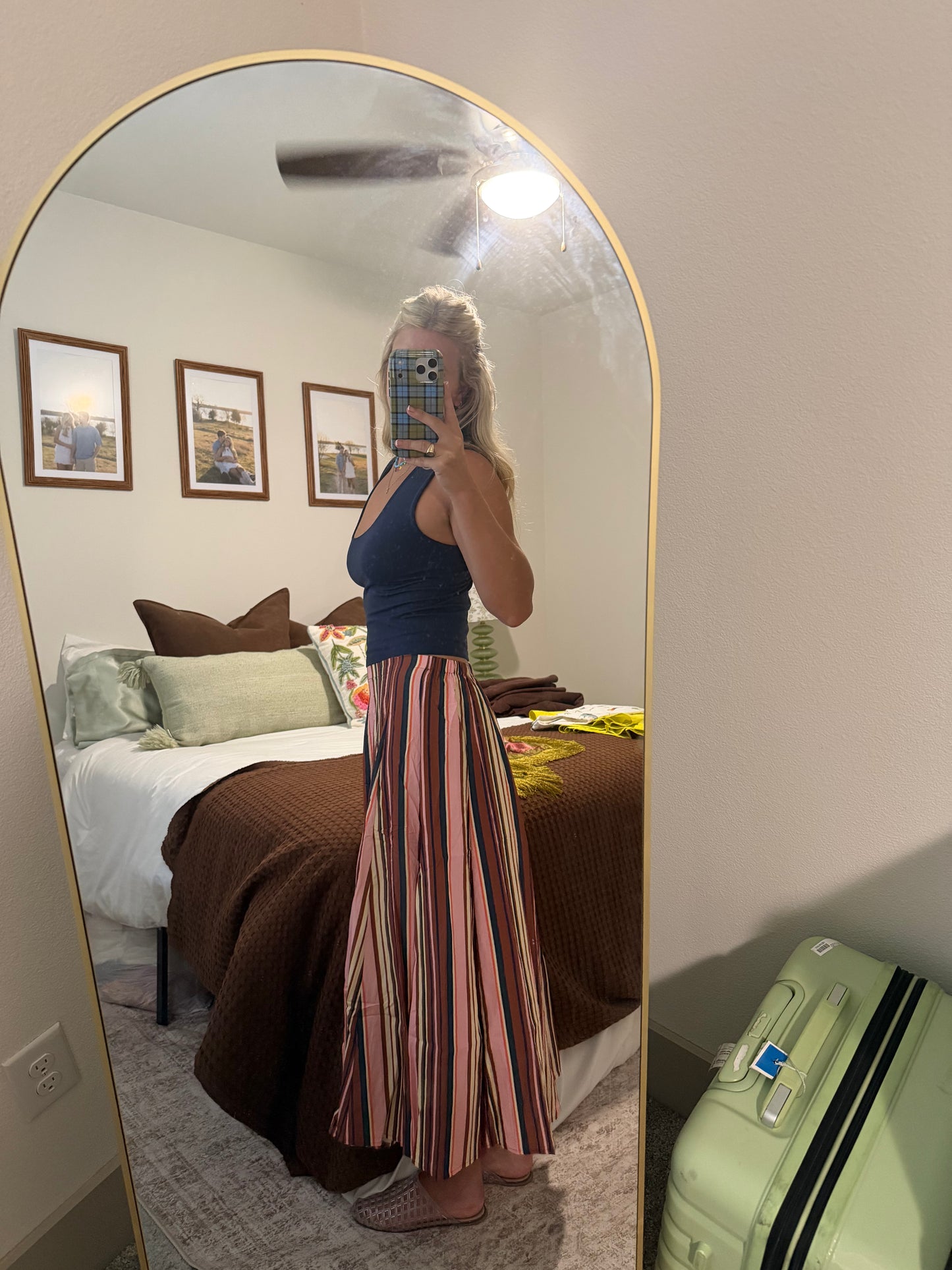 Multi Stripe Skirt